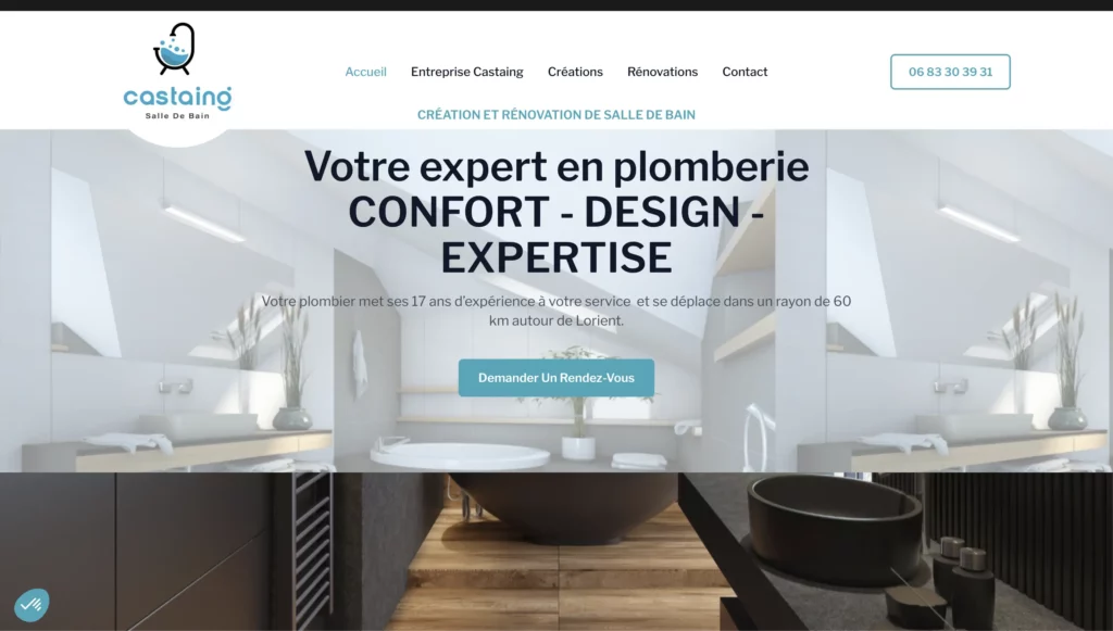 creation-site-internet-Lorient castaing salle de bain