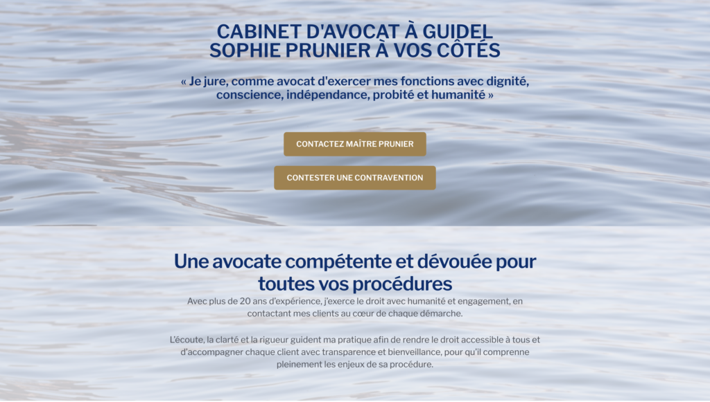 sophie prunier avocate