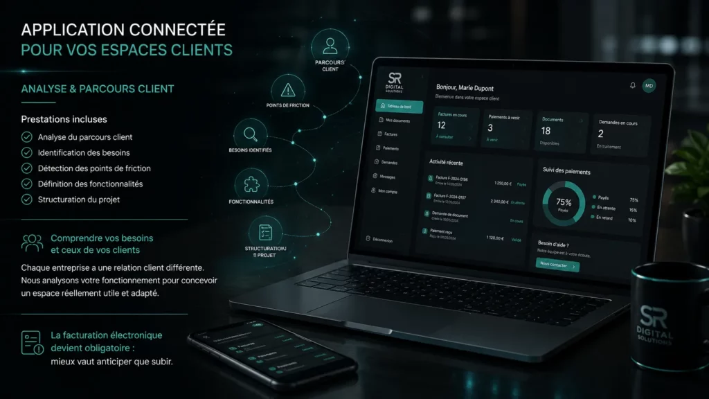 Application connectée espaces clients analyse indicateurs definir les bons indicateurs activite