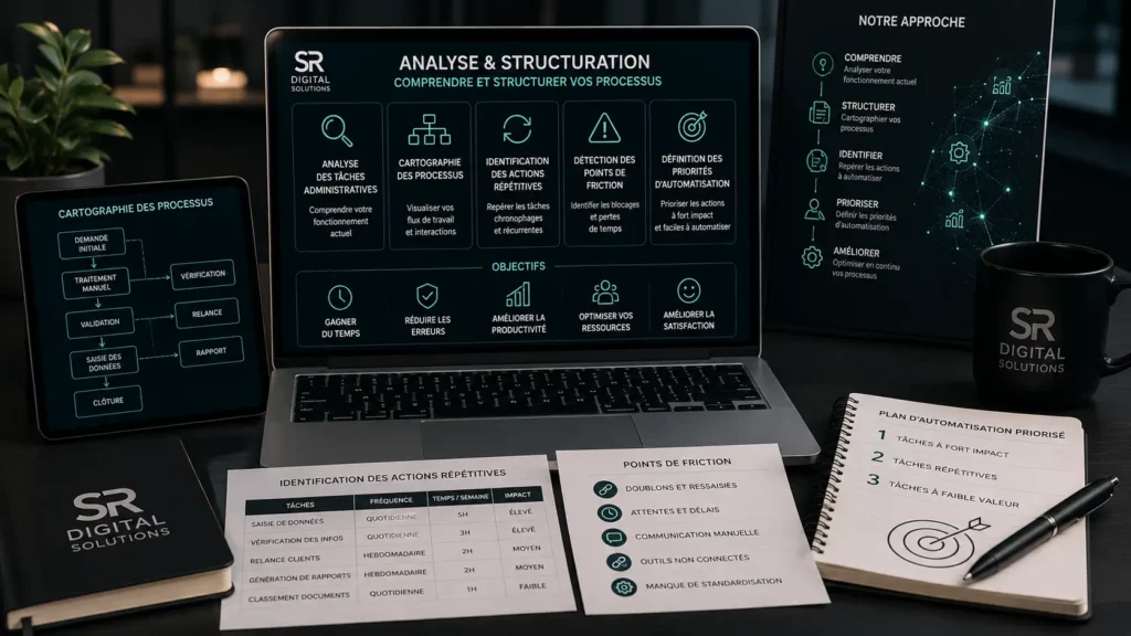 Automatisation activités administratives application sur mesure outil adapte activite