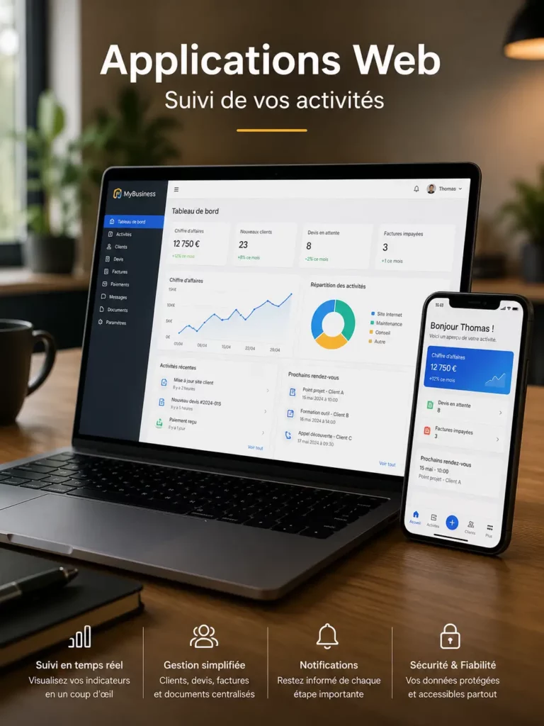 applications web suivi de vos activites