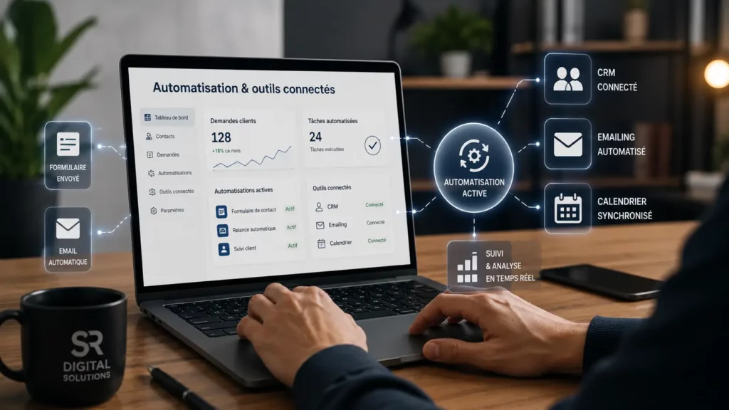 automatisation outils connectes gain de temps sabrina rault